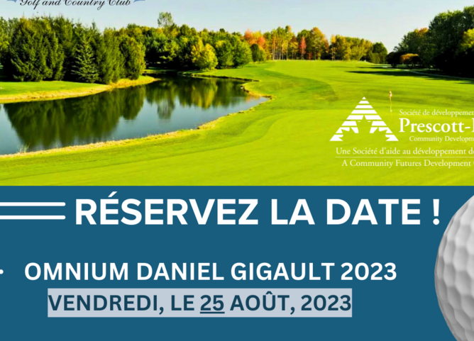 Tournoi de golf annuel de la SDCPR